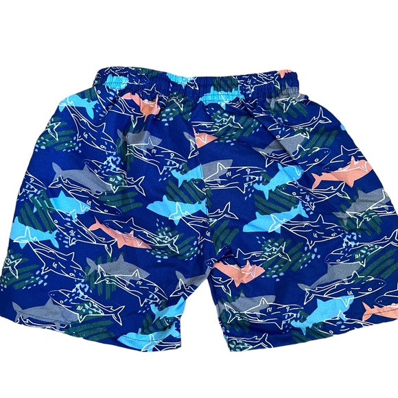 Boys Swim Trunks Blue Sharks Drawstring Various‎ Sizes 4T - Picture 14 of 14
